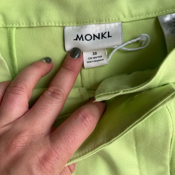 Monki pants lime green - Picture 2 of 4